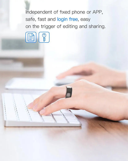JAKCOM R4 Smart Ring 2024 Waterproof RFID Card Built-In Health Monitoring Consumer Electronics Smart Wearable Device