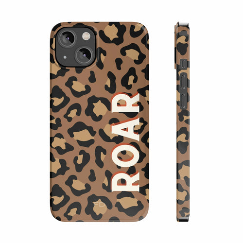 Leopard Print Slim iPhone 14 Case