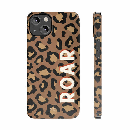 Leopard Print Slim iPhone 14 Case