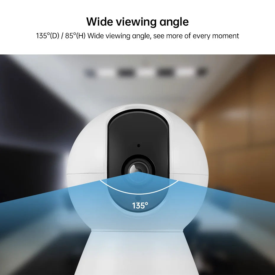 KERUI K259 5MP Tuya Smart Mini WiFi IP Camera Indoor Wireless Home Security AI Human Detect CCTV Surveillance Camera Monitoring