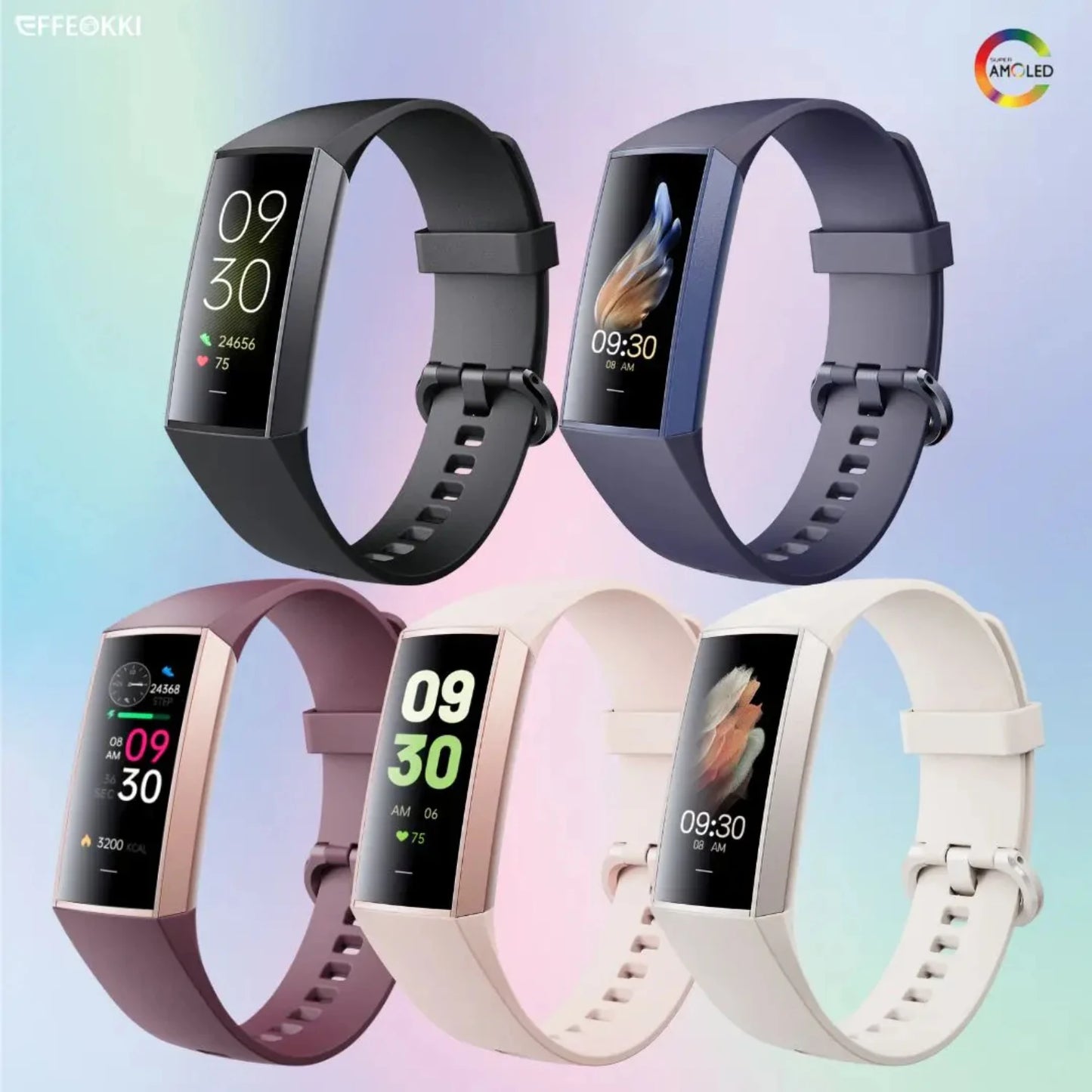 1.1"  Smart Watch  Man Women 2024 Fitness Bracelet Sport Band Waterproof Connected Tracker Smartwatch