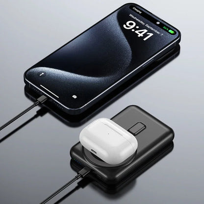 10000mAh Magsafe Power Bank Magnetic Wireless Solar Poverbank for IPhone Huawei Samsung Xiaomi Solar Charging Portable Powerbank