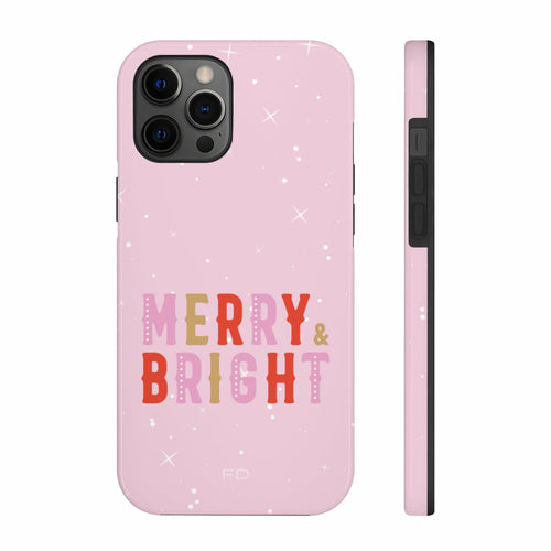 Merry & Bright Tough iPhone Case with Wireless Charging