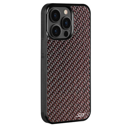 iPhone Red Laced Real Carbon Fiber Phone Case Classic Series