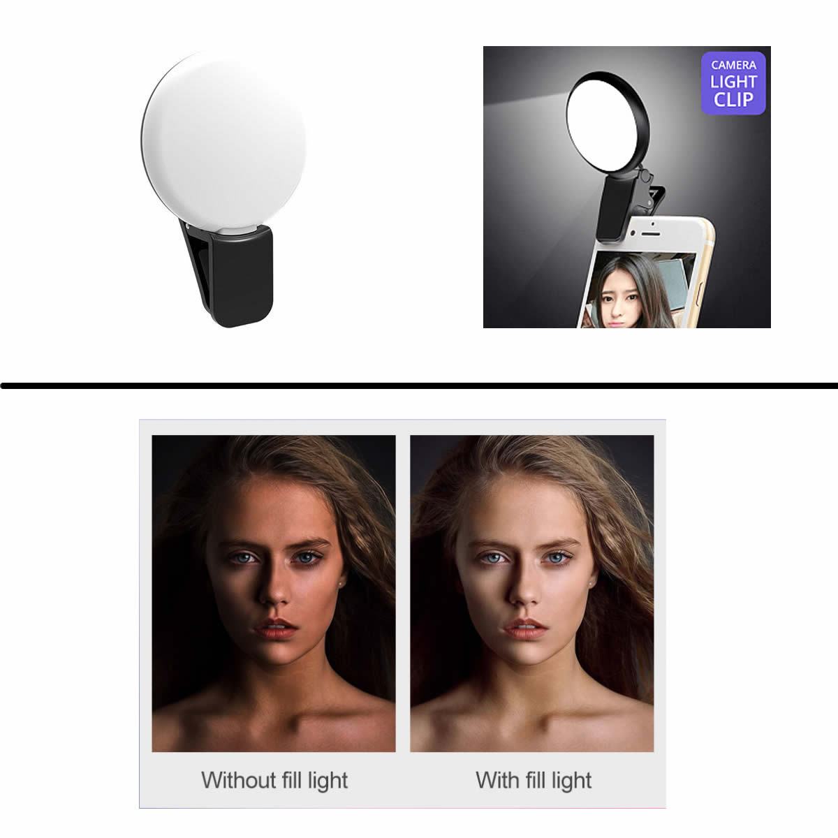 11 in 1 Smartphone Camera Lens & Selfie Kit Zoom Light Tripod & More