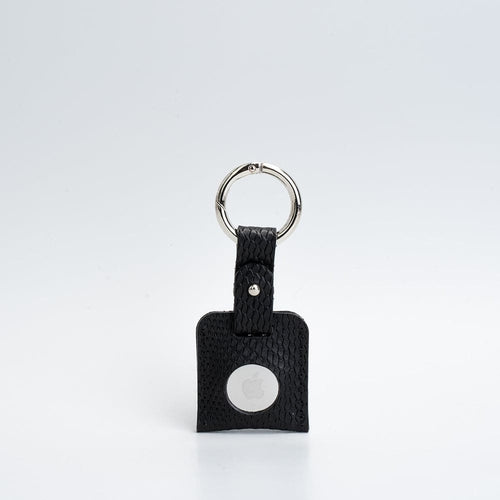 Leather AirTag Keychain Holder