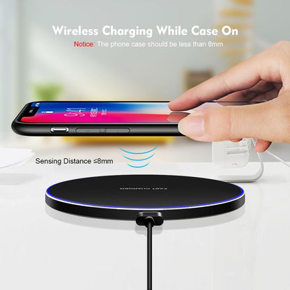 Dragon W9 30W Ultra Thin Wireless Charging Pad
