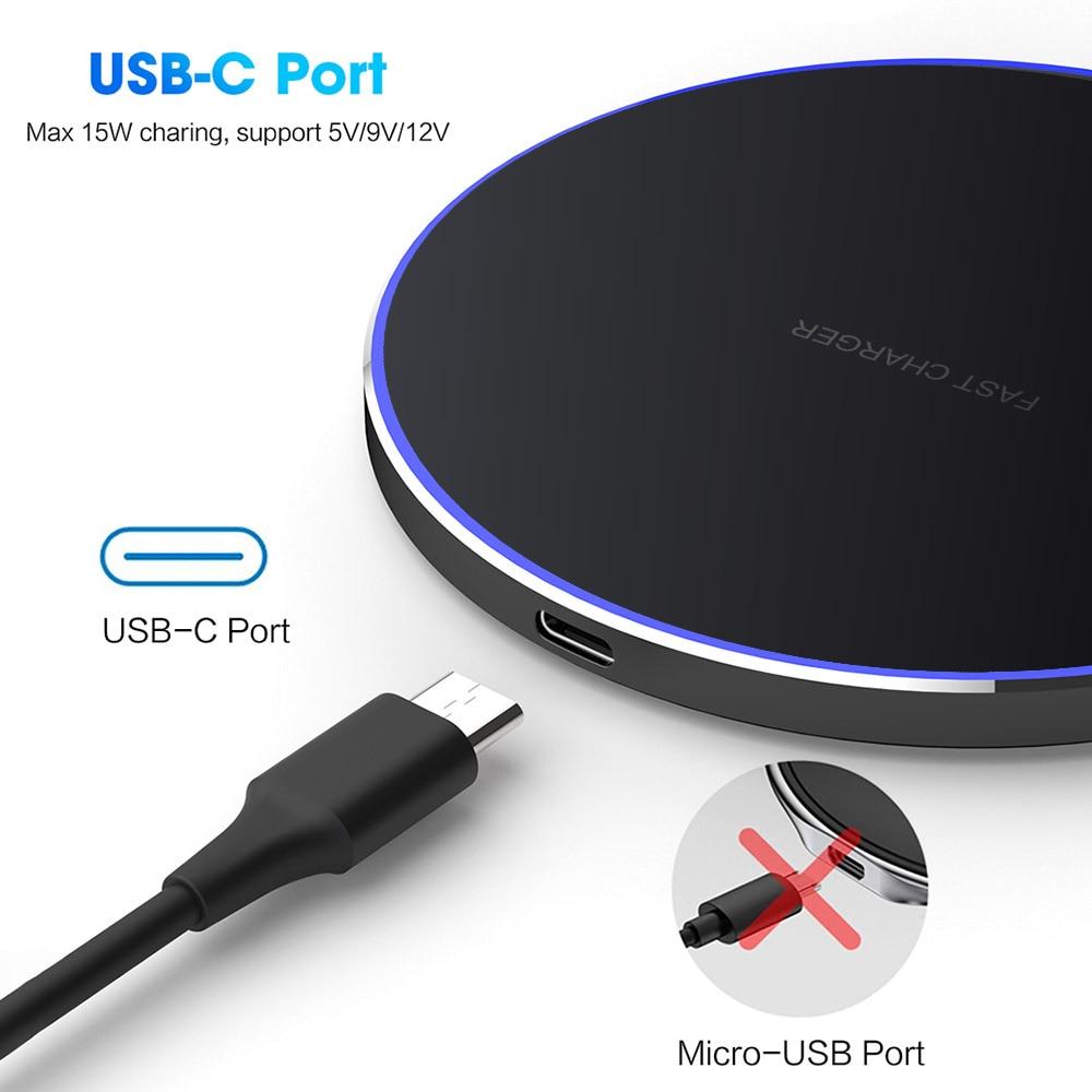 Dragon W9 30W Ultra Thin Wireless Charging Pad