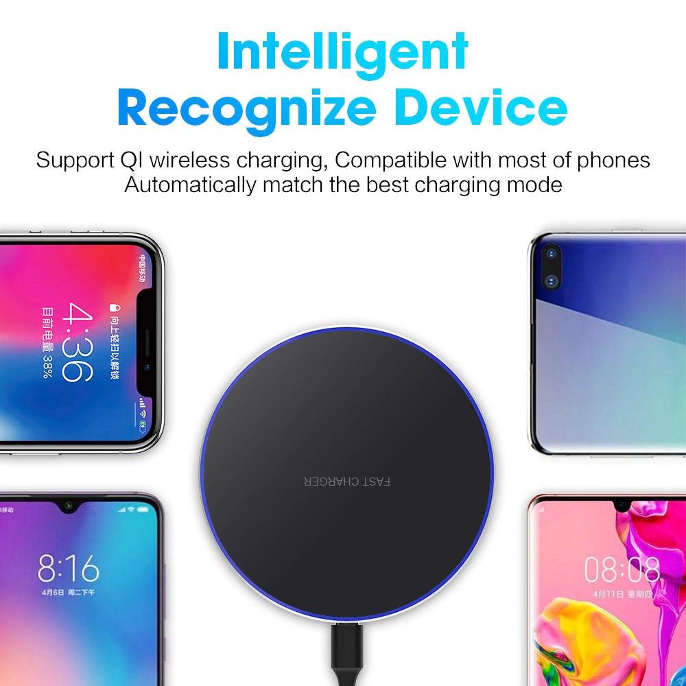 Dragon W9 30W Ultra Thin Wireless Charging Pad